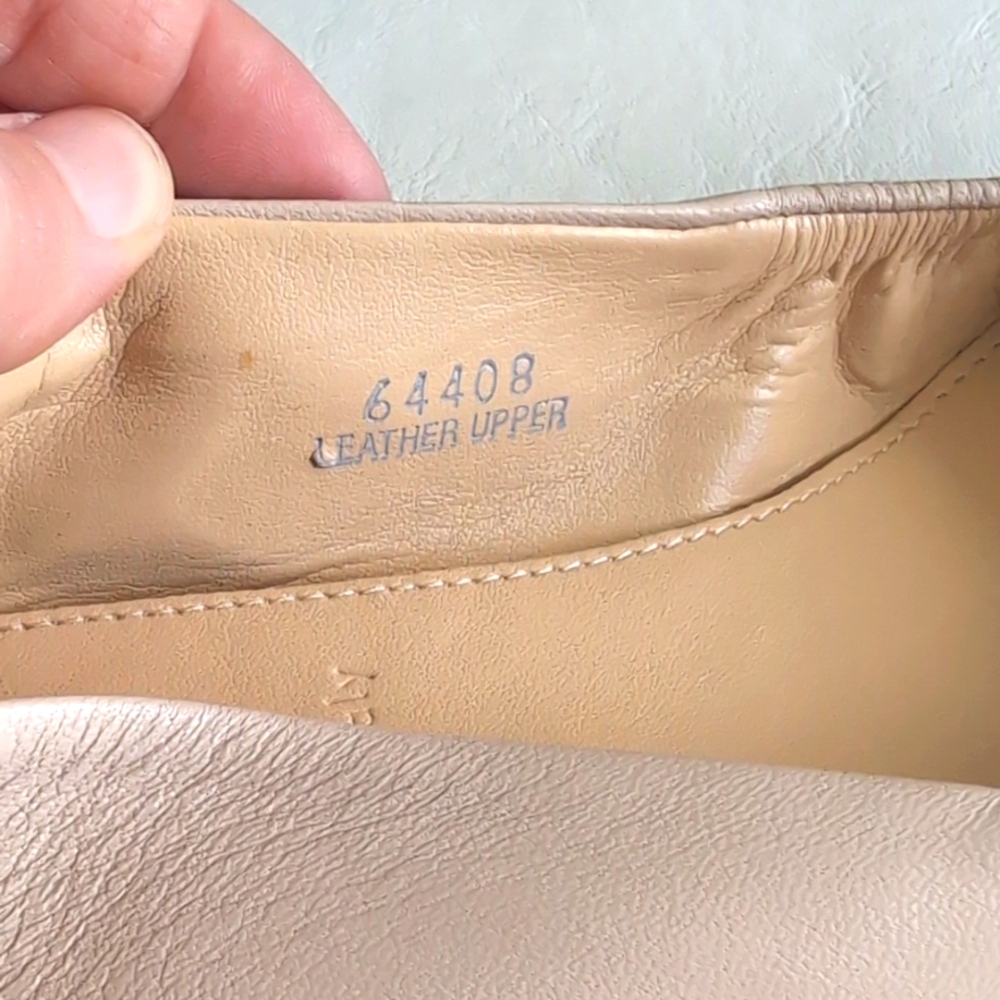 J. Crew Beige Italian Leather Ballet Flats - Picture 6 of 9